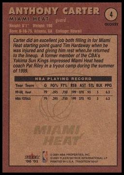 2000-01 Fleer Tradition Glossy